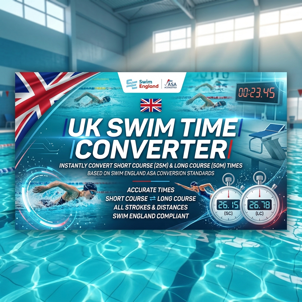 UK Swim Time Converter ASA Swim England Guide: SCM to LCM & SCY